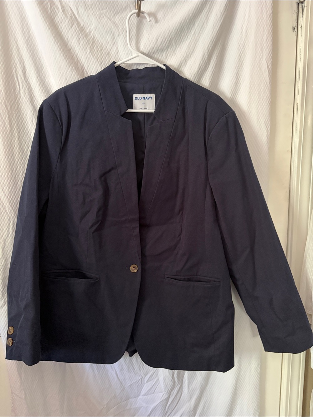 NWOT Old Navy Color Navy Structured Blazer in size 2X